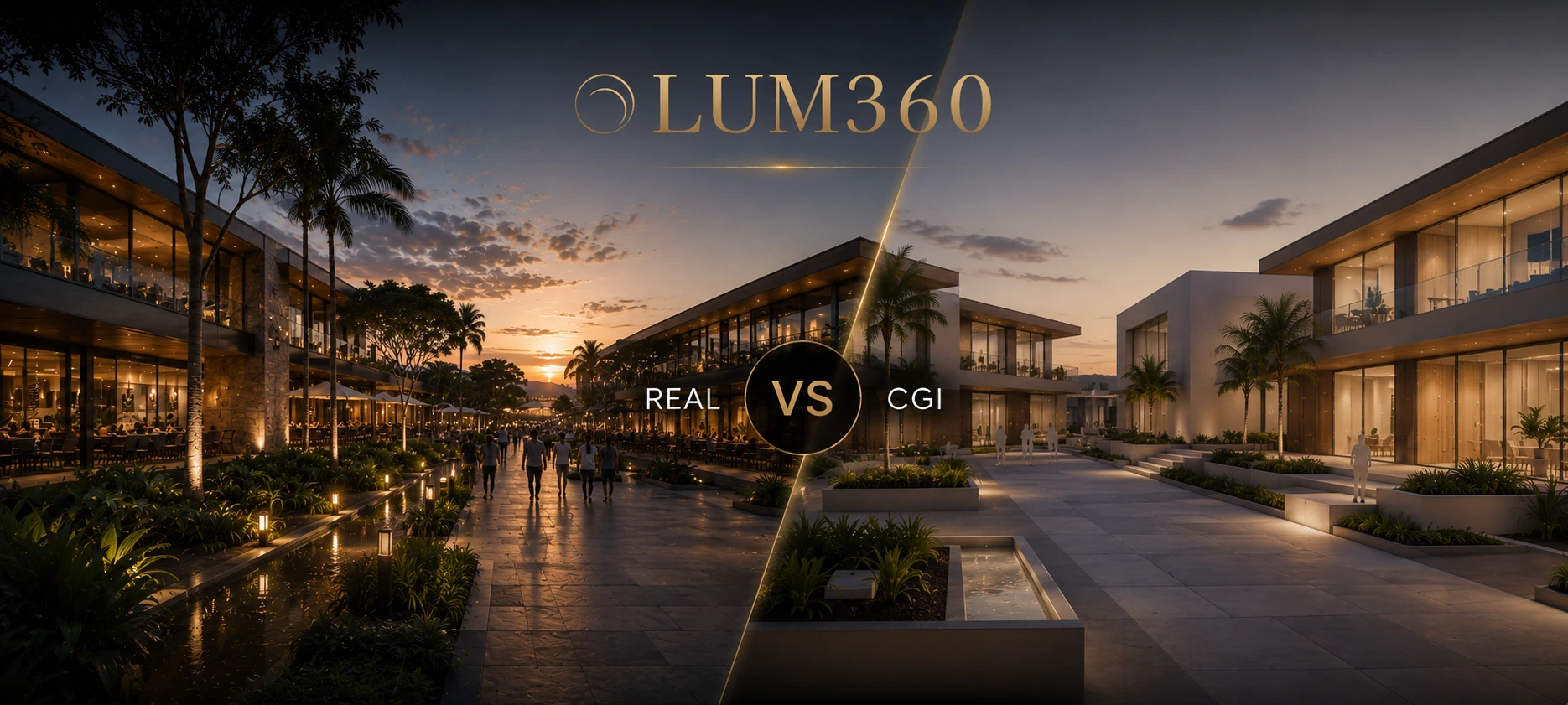 Fotografía 360 capturada vs renders CGI en preventa inmobiliaria — cuándo elegir cada una