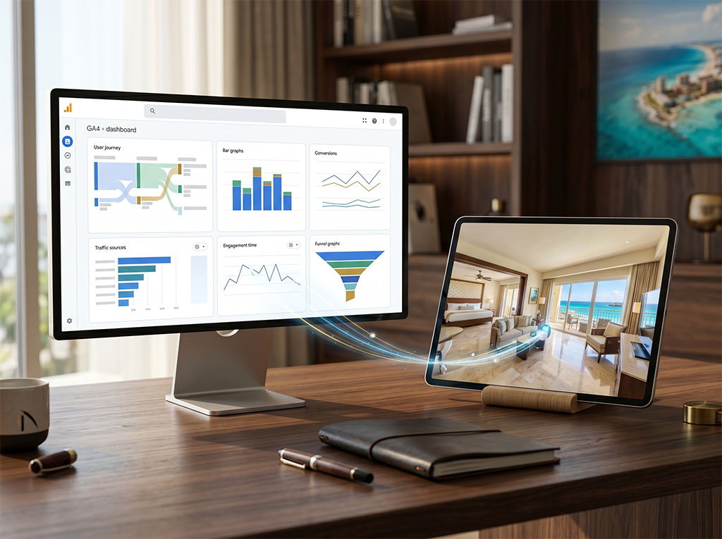 Google Analytics aplicado a recorridos virtuales 360