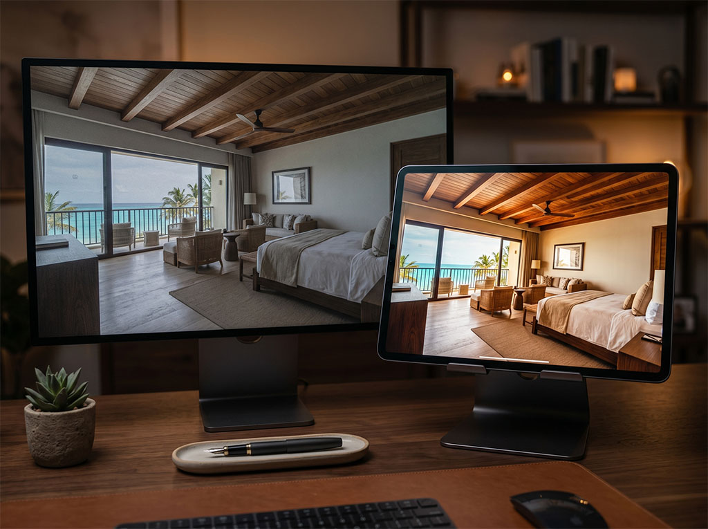 Niveles de edición visual para recorridos virtuales