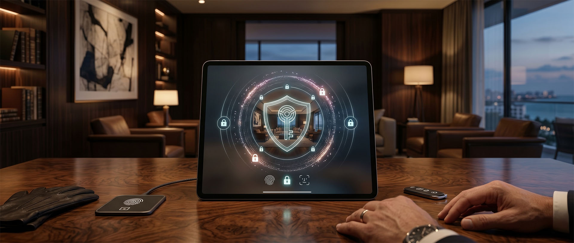 Privacy review for sensitive details captured inside a virtual tour