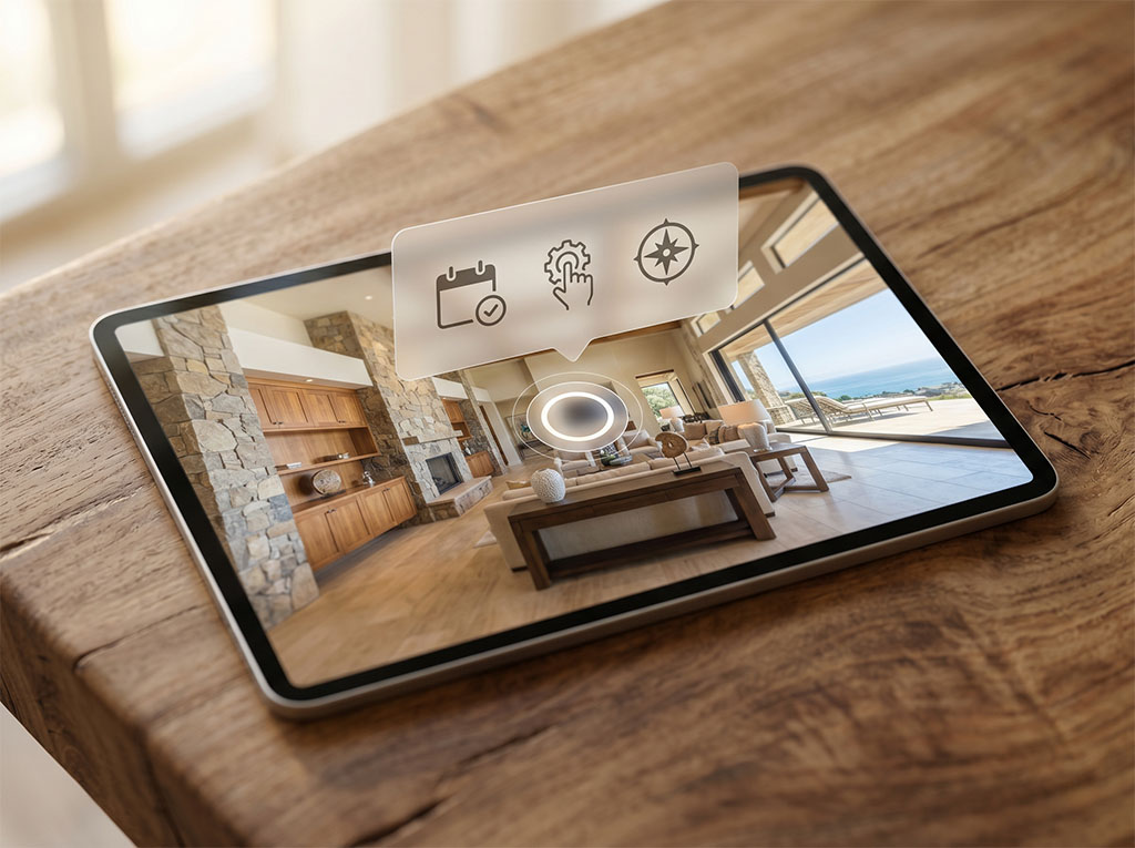 Puntos interactivos dentro de un recorrido virtual 360
