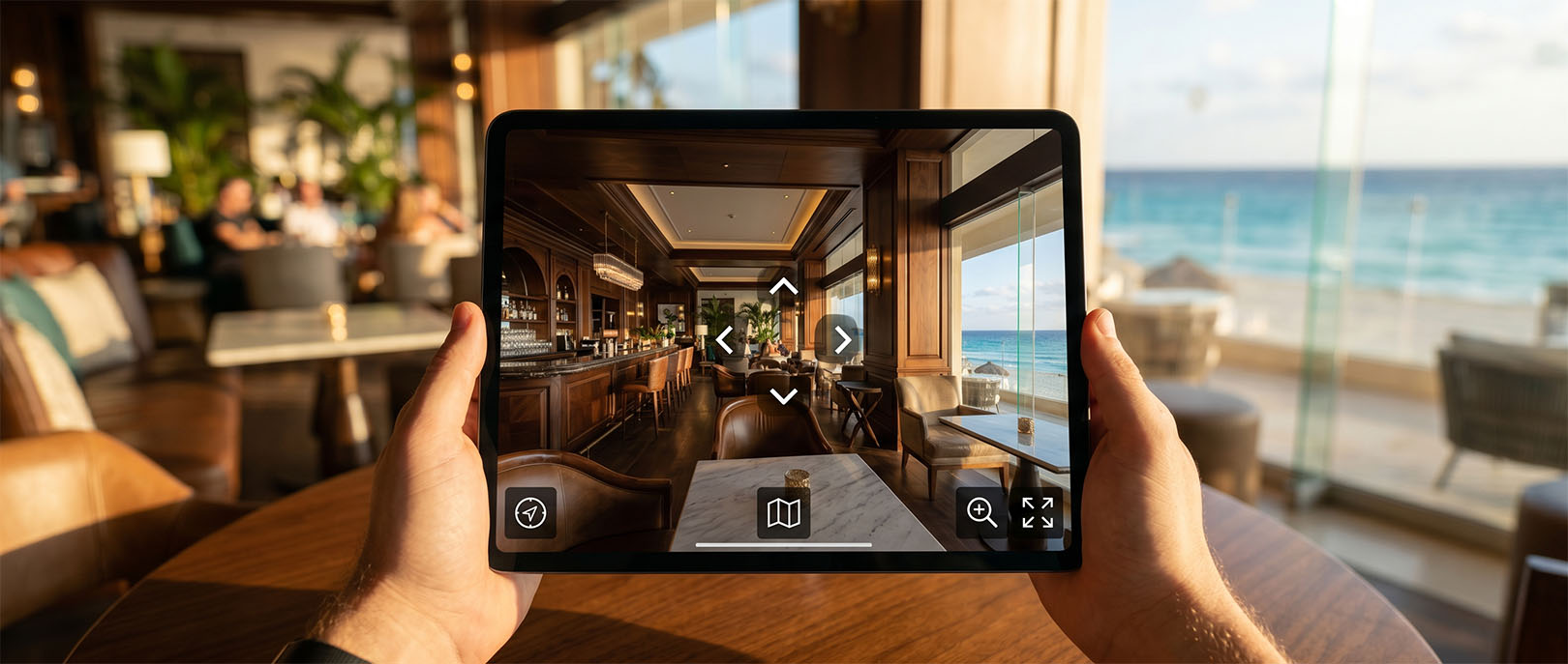 Local search strategy in Cancun supported by a 360 virtual tour