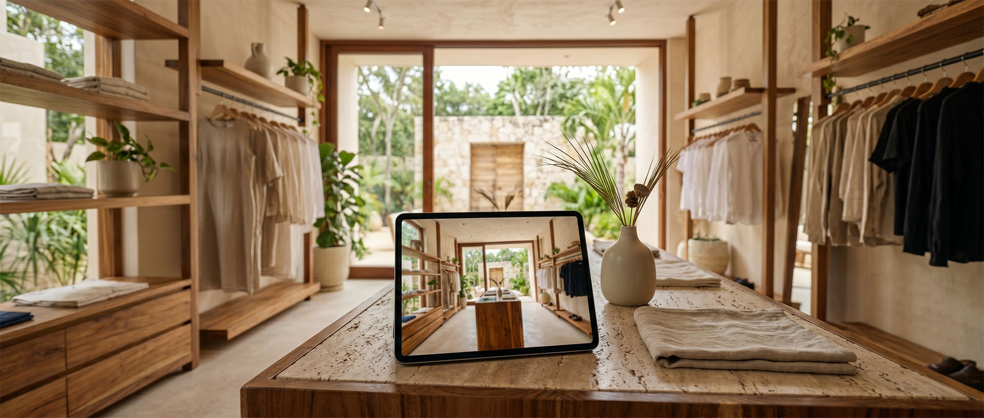 Physical retail store extended online through an immersive 360 tour
