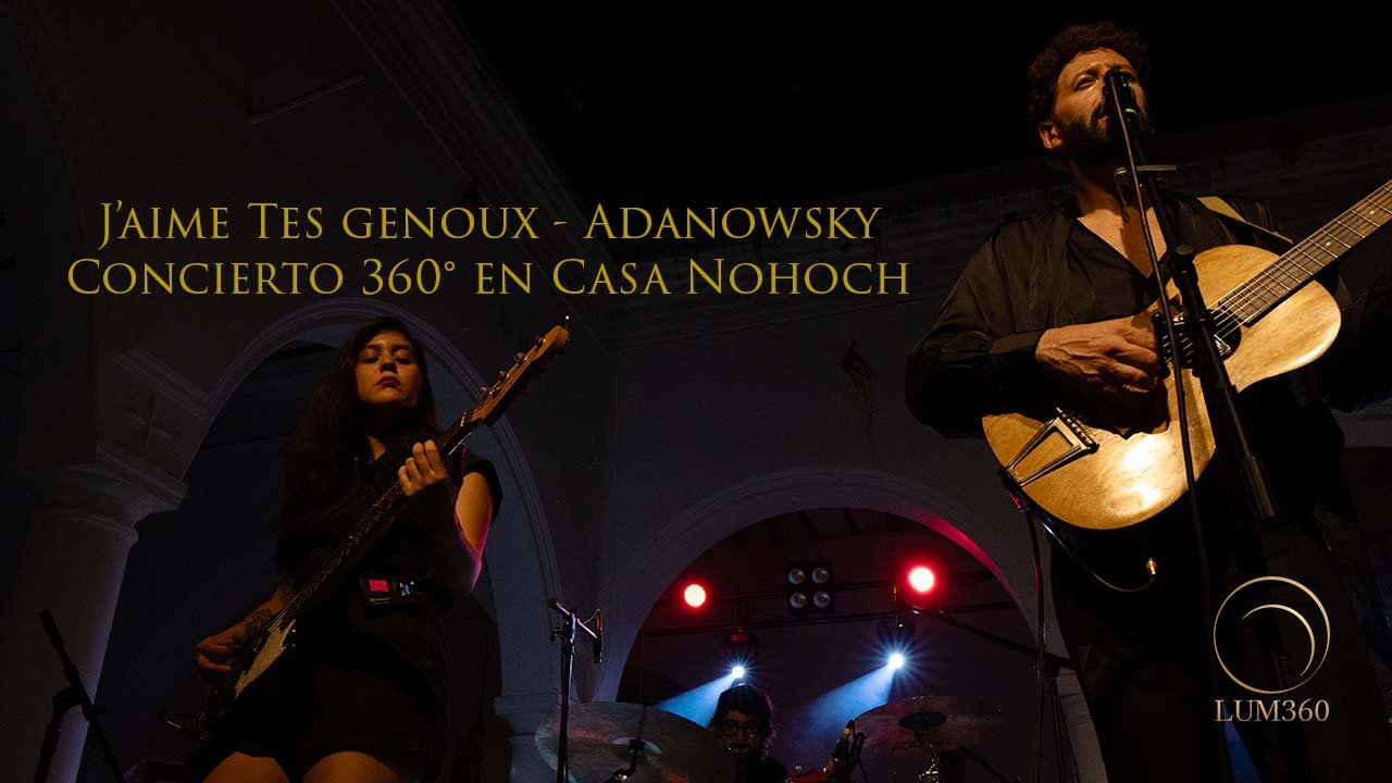 Concierto Adanowsky Mérida, experiencia interactiva en video 360